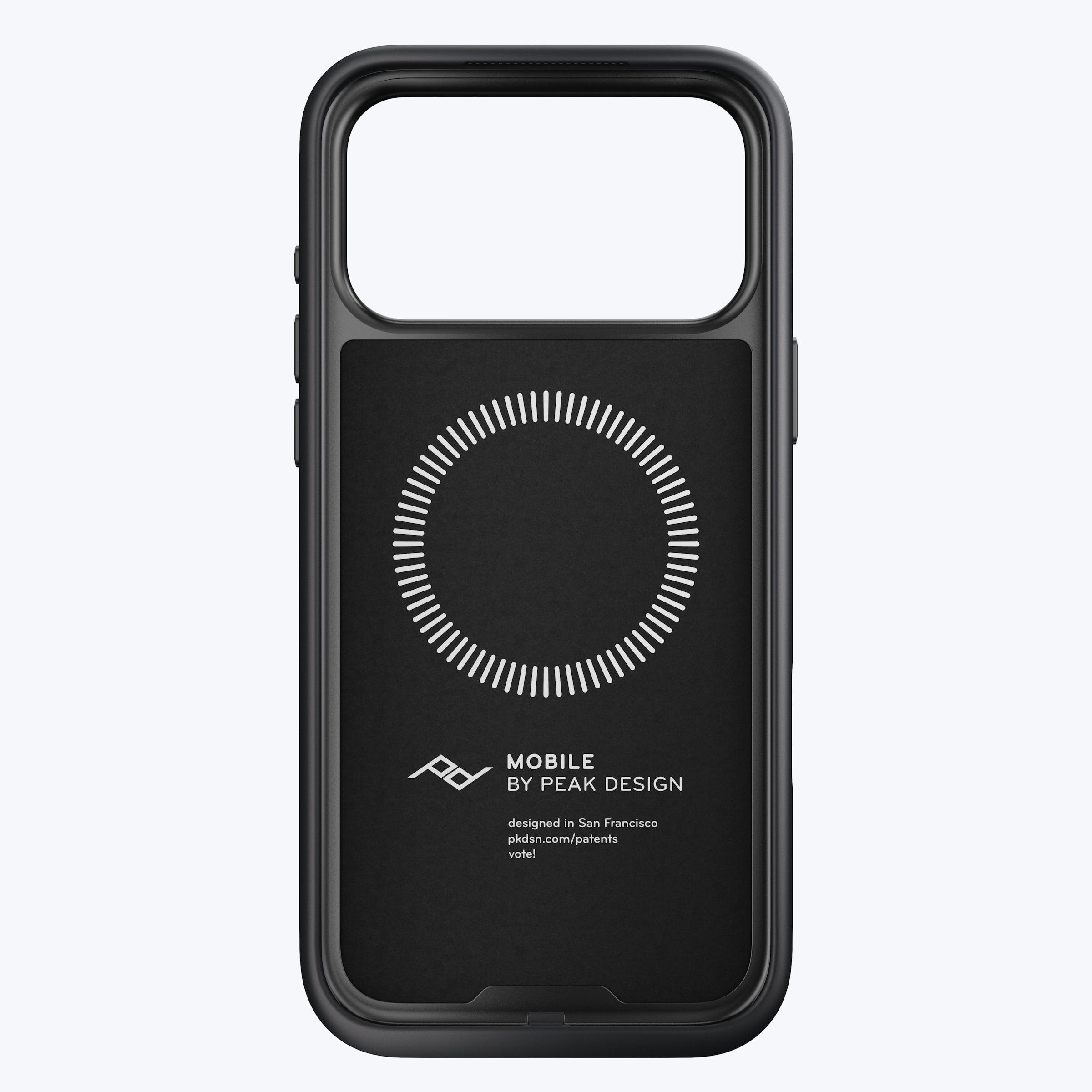 Mobile Everyday Clarino Loop Case iPhone 17 Pro Max Black
