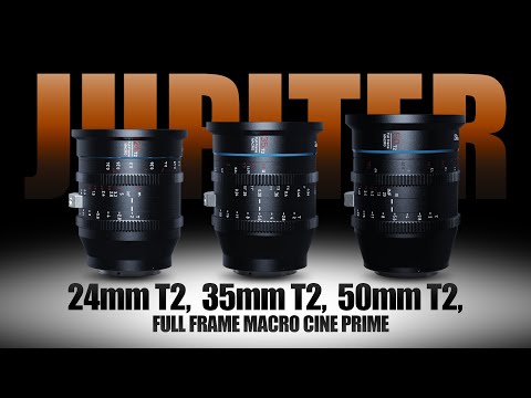 Sirui Set 3 obiettivi Jupiter T2 Full Frame Macro Cine PL