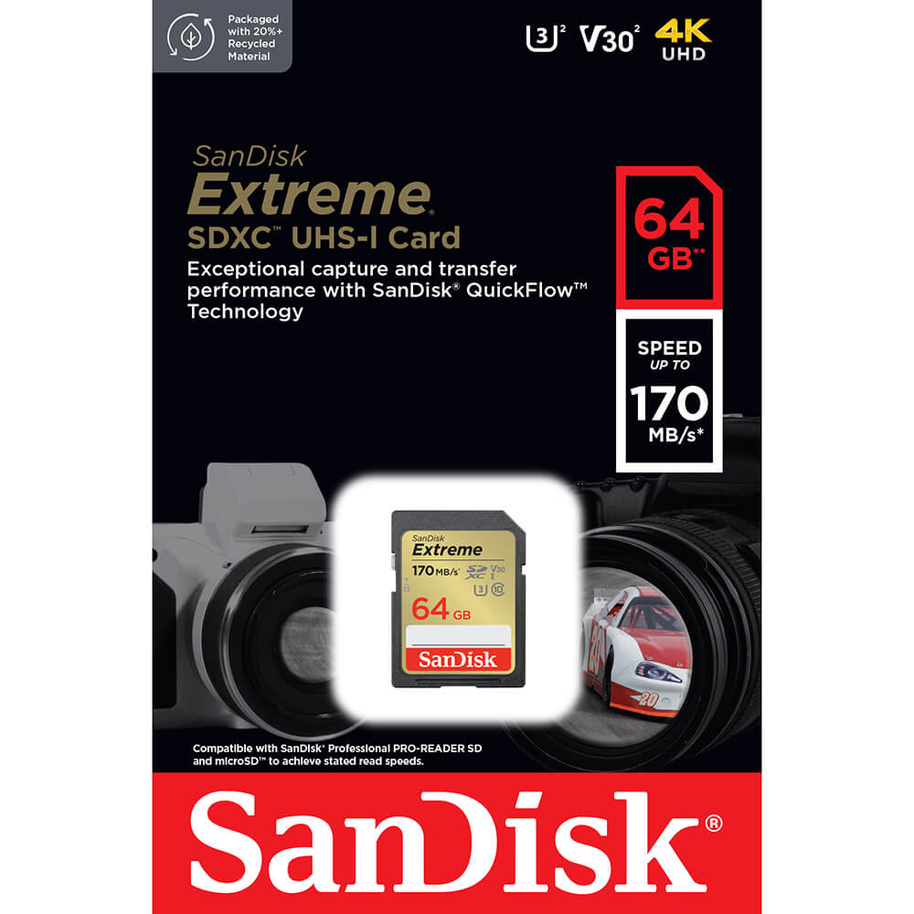 EXTREME 64 GB SDXC UHS-I CLASSE 10