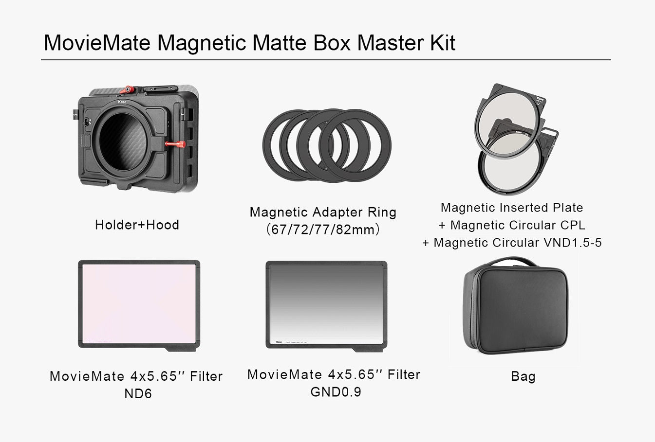 KASE FILTRO MOVIEMATE MAGNETIC MATTEBOX MASTER KIT