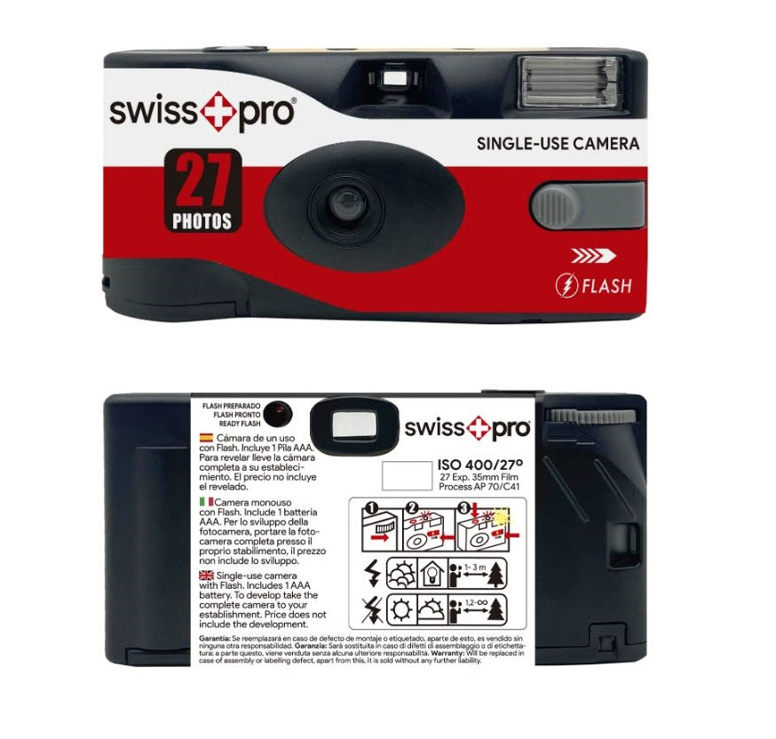 FOTOCAMERA USA E GETTA, CON FLASH, ISO400, 27 FOTO