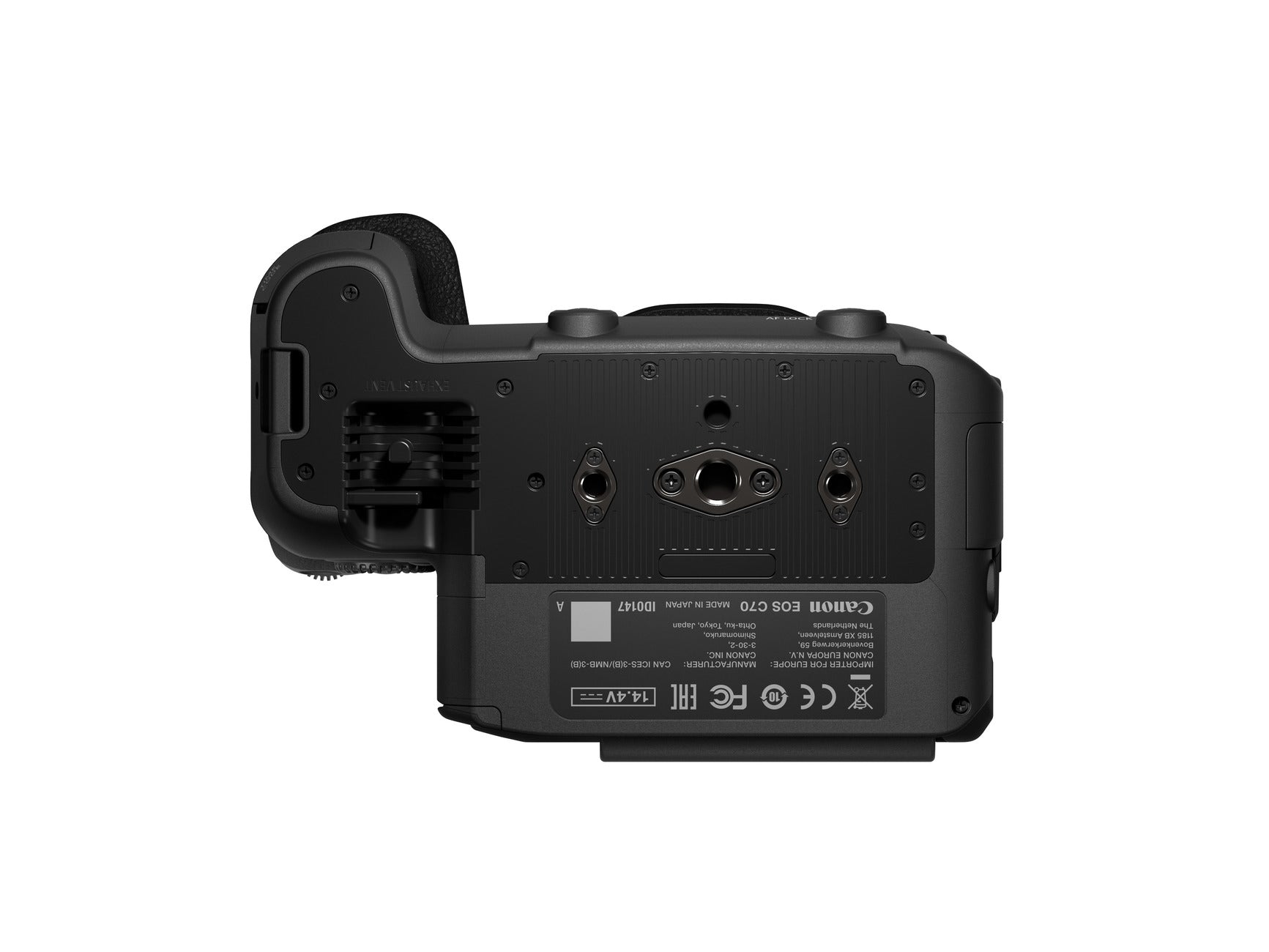 Canon Cinema EOS C70 Videocamera palmare 9,6 MP 4K Ultra HD Nero