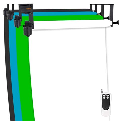 STUDIOKING BACKGROUND SYSTEM ELECTRIC B-4WE FOR 4 ROLLS DA 275CM