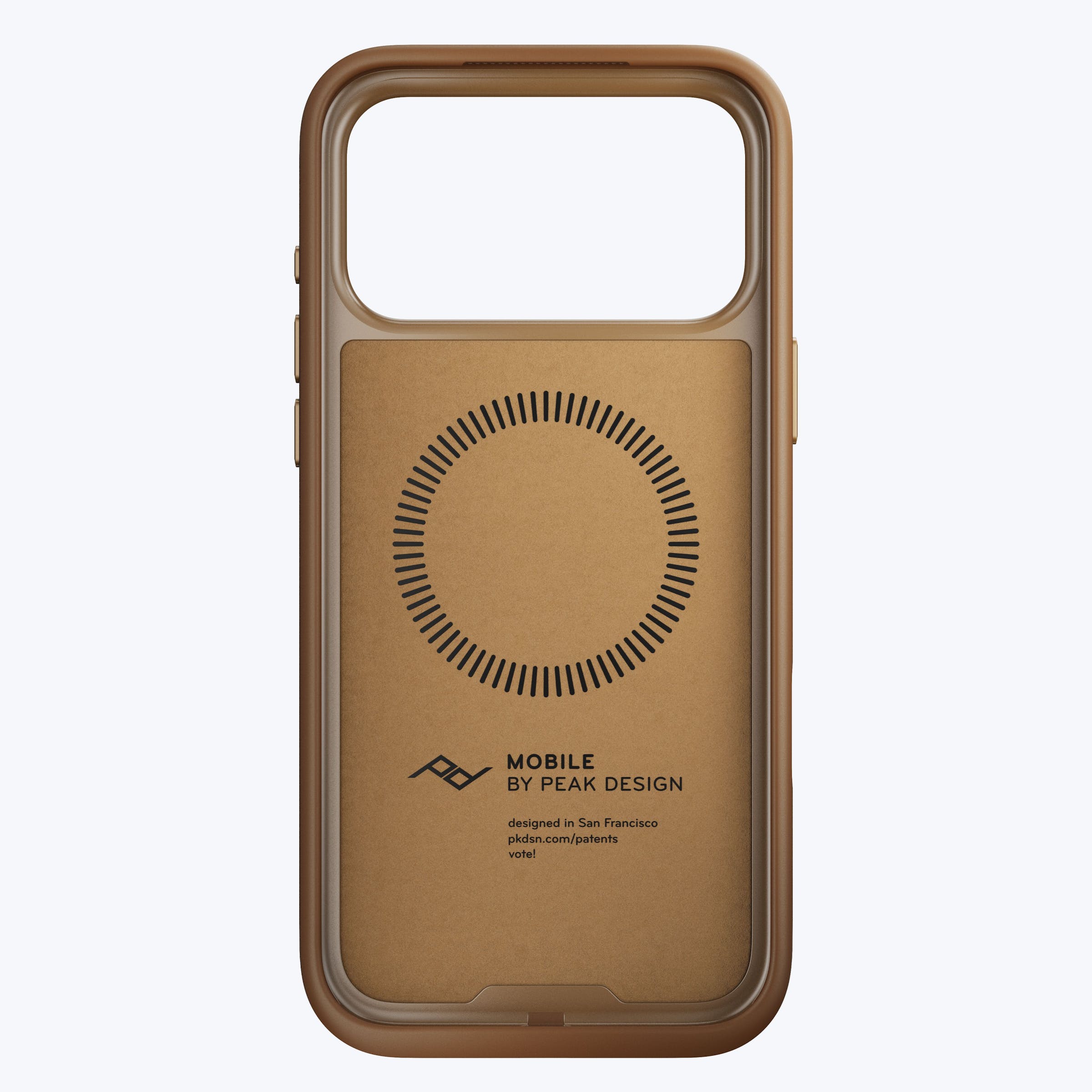 Mobile Everyday Clarino Case iPhone 17 Pro Max Tan