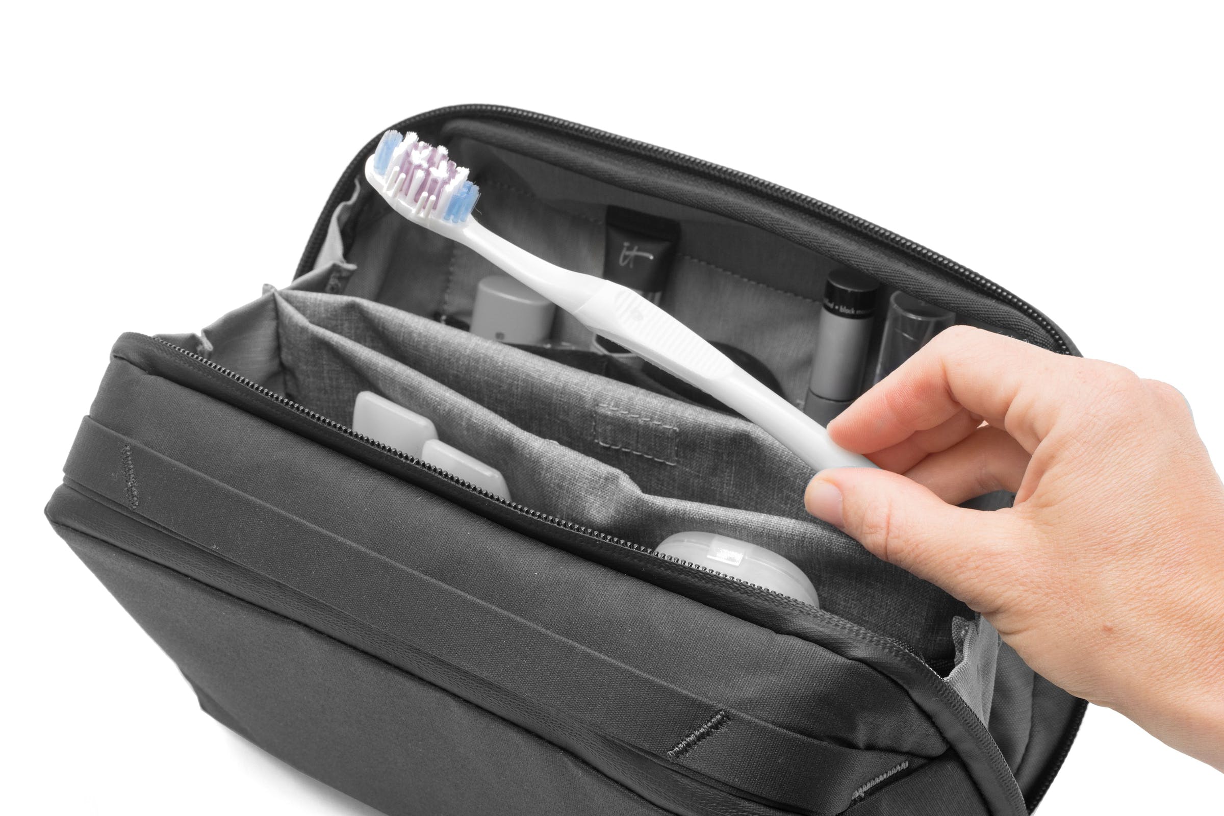 Wash Pouch Black. - Nero