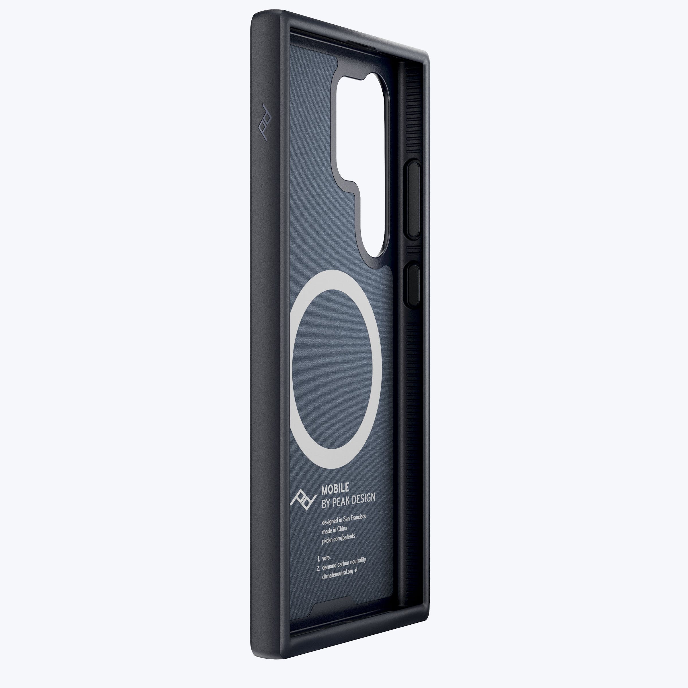 Mobile Everyday Fabric Case Samsung Galaxy S24 Ultra Midnight.
