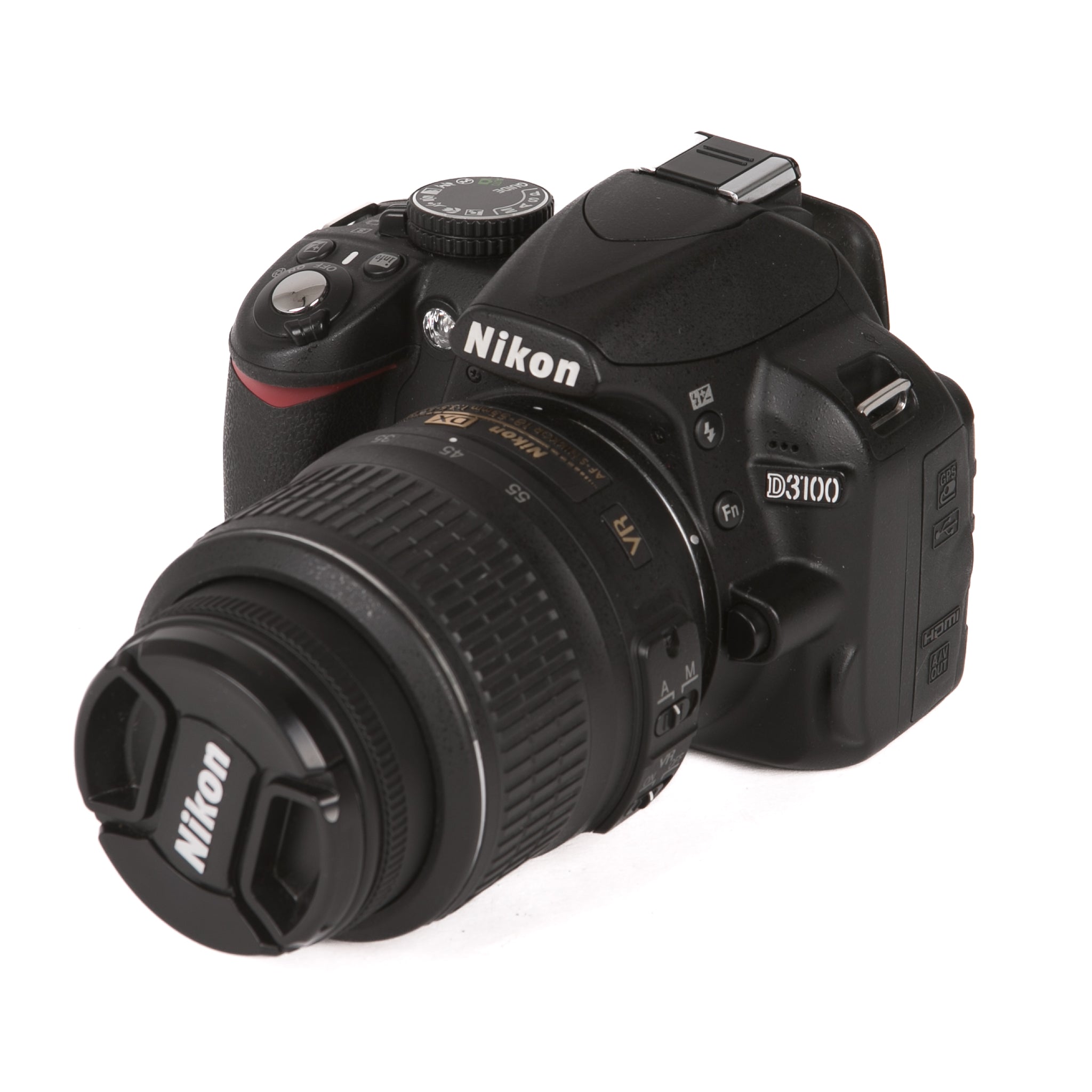 Nikon D3100 + 18-55 VR kit compreso di borsa Lowepro - usato