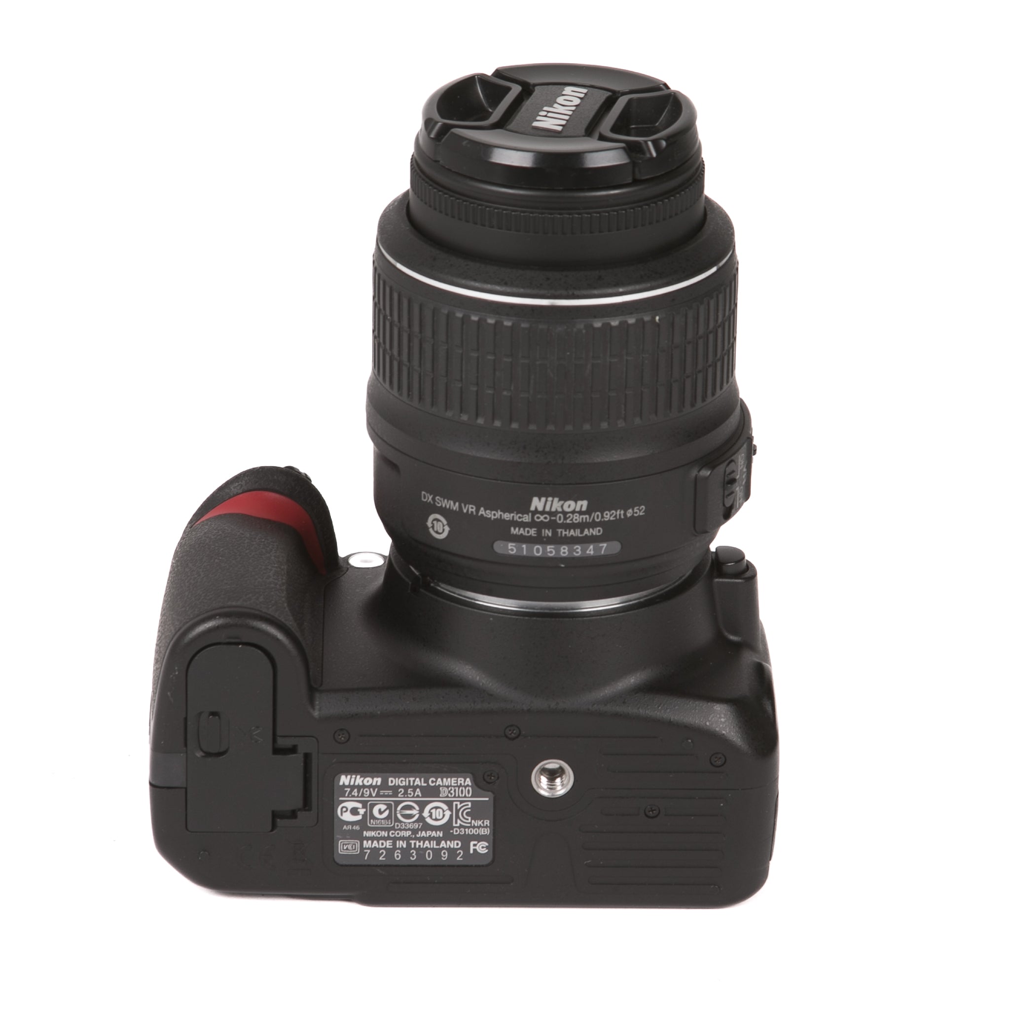 Nikon D3100 + 18-55 VR kit compreso di borsa Lowepro - usato