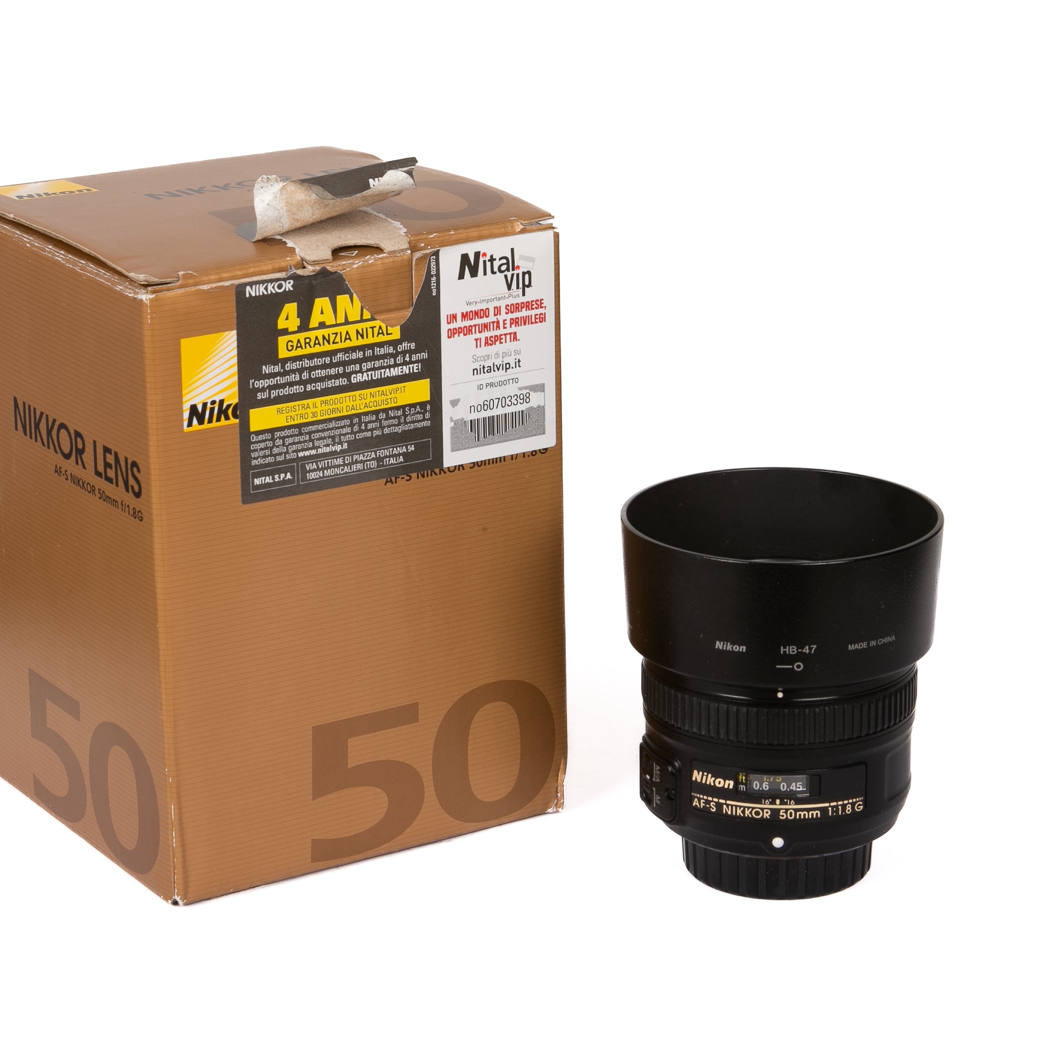 NIKON AFS 50mm F/1.8G + UV in omaggio