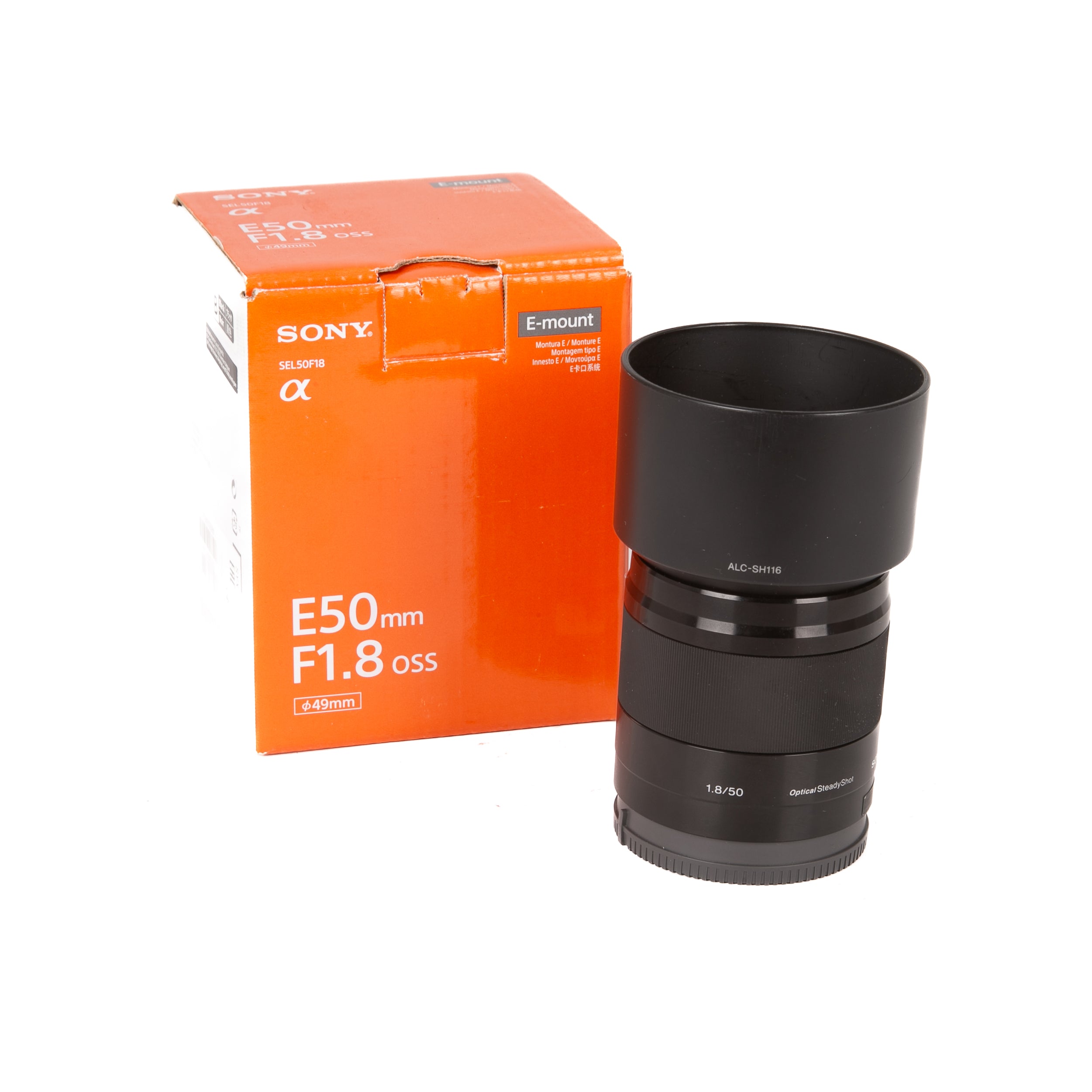 Sony E 50mm f/1.8 OSS Usato