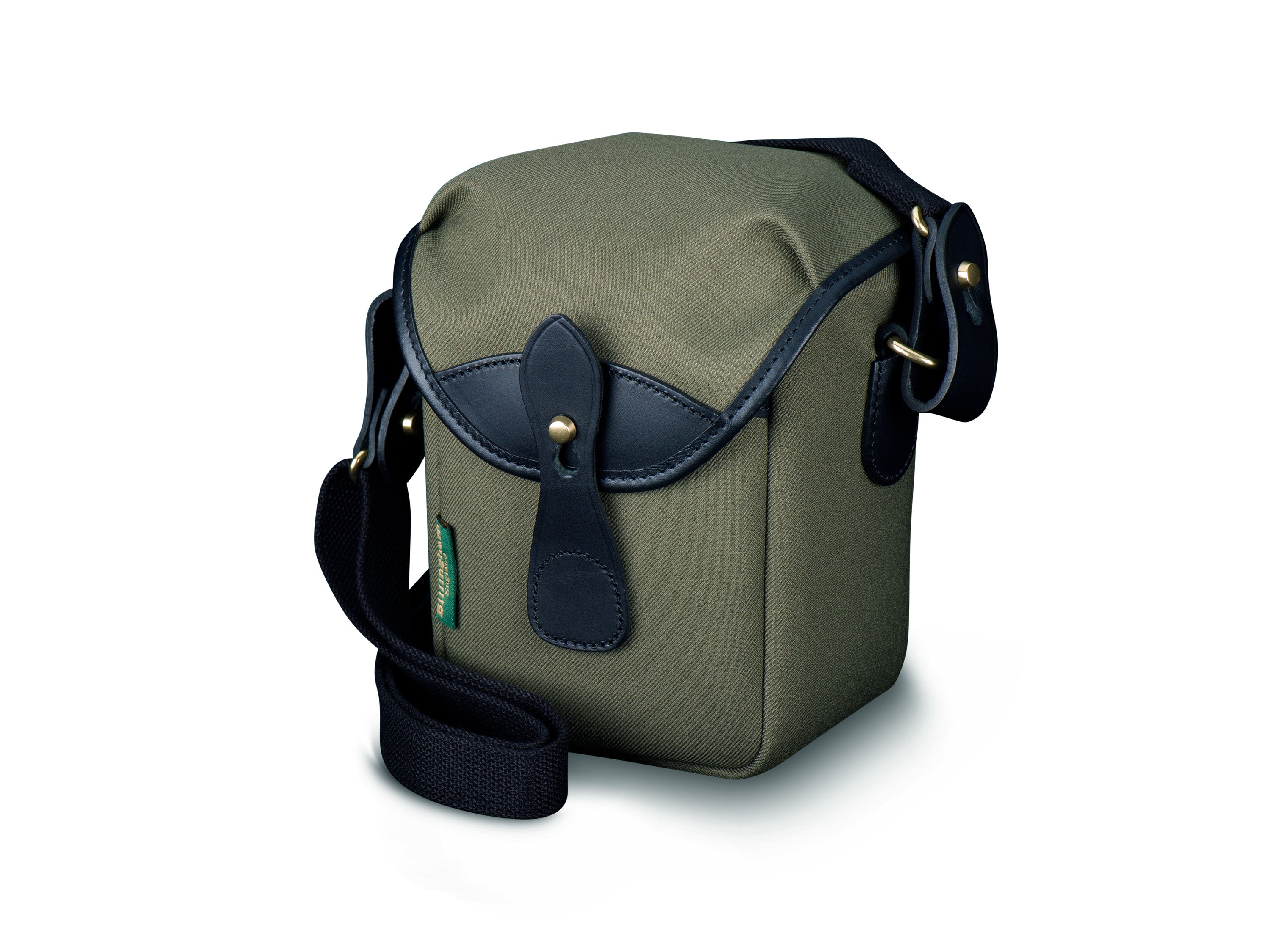 Billingham Borsa 72 FibreNyte Verde Salvia/Bordi Cuoio nero