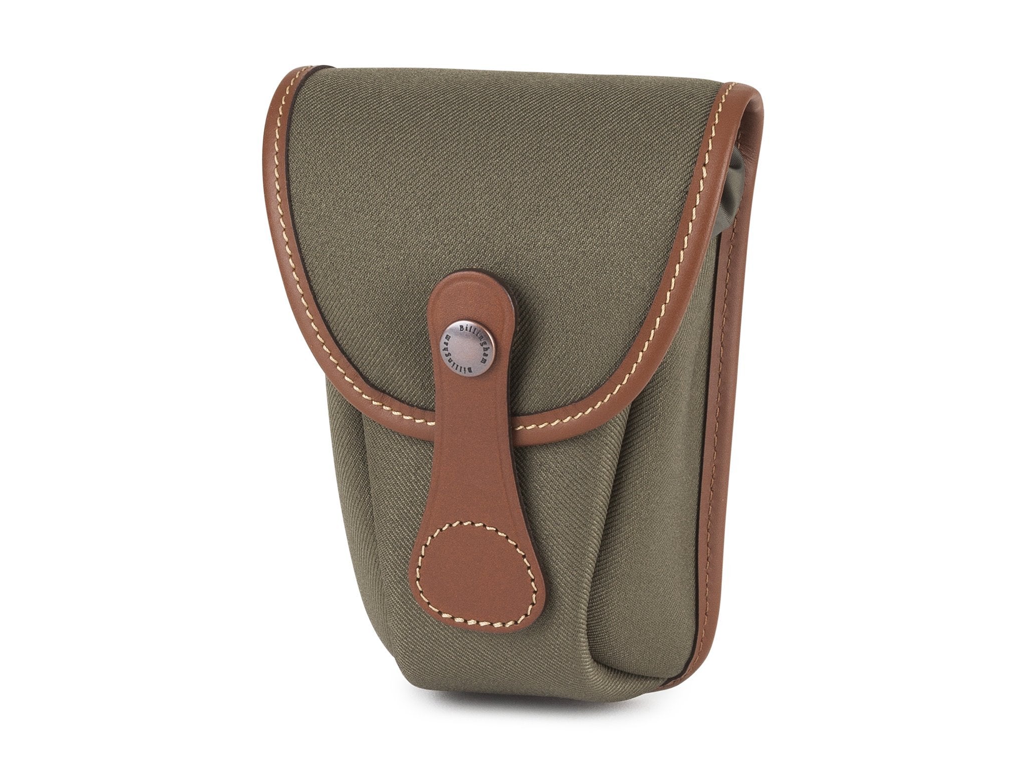 Billingham Tasca AVEA07 FibreNyte Verde Salvia/Bordi Cuoio marrone chiaro + finiture ottone