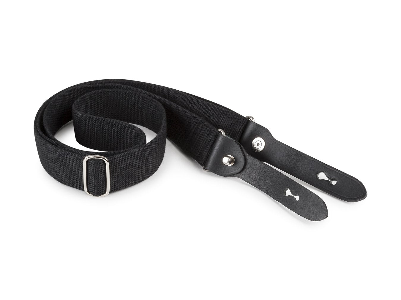 Billingham tracolla WOT lunghezza 38mm - Nera/Nera