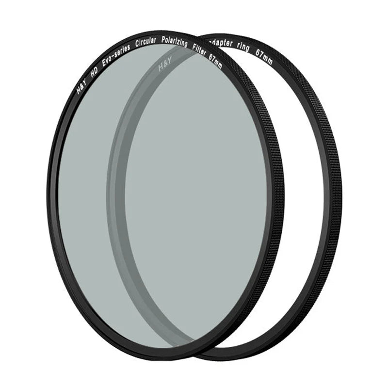 H&Y filtro EVO HD Polarizzatore circolare e adattatore magnetico alluminio anodizzato 67mm