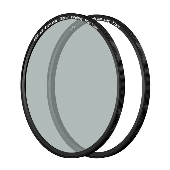 H&Y filtro EVO HD Polarizzatore circolare e adattatore magnetico alluminio anodizzato 72mm