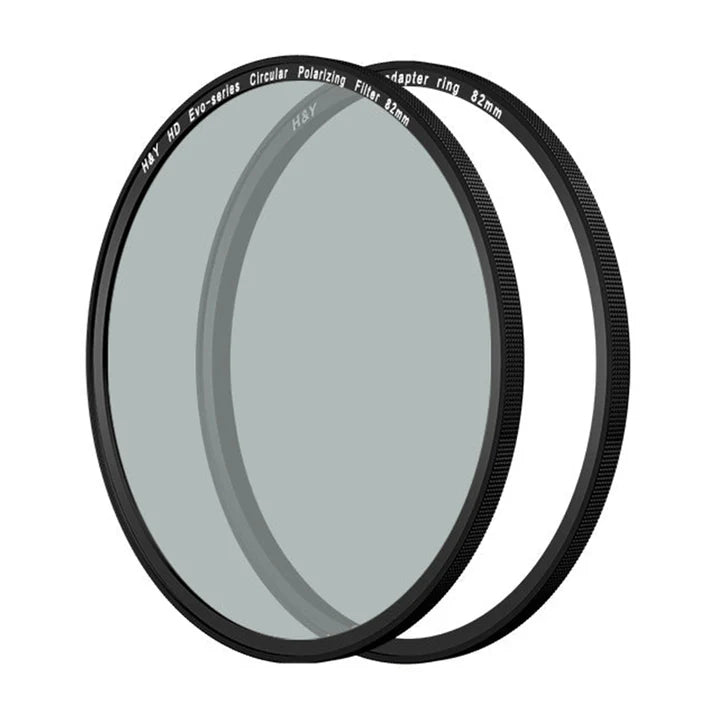 H&Y filtro EVO HD Polarizzatore circolare e adattatore magnetico alluminio anodizzato 82mm