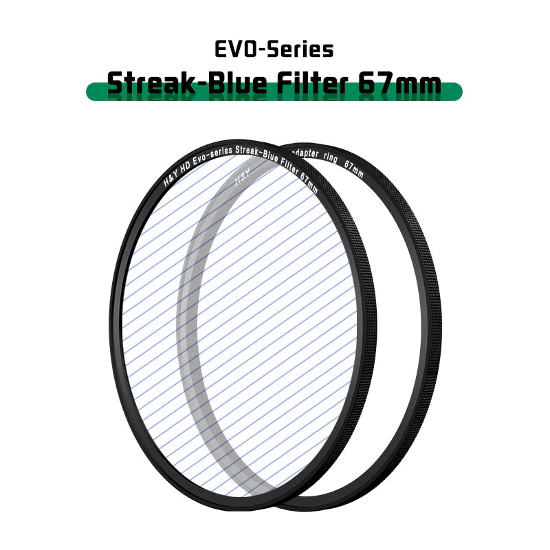 H&Y filtro EVO striscia-Blue HD alluminio anodizzato 49mm e adattatore magnetico