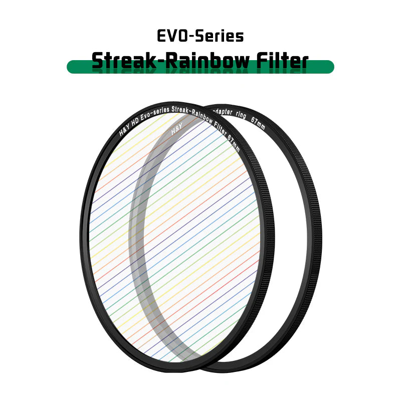H&Y filtro EVO striscia-Rainbow HD alluminio anodizzato 49mm e adattatore magnetico
