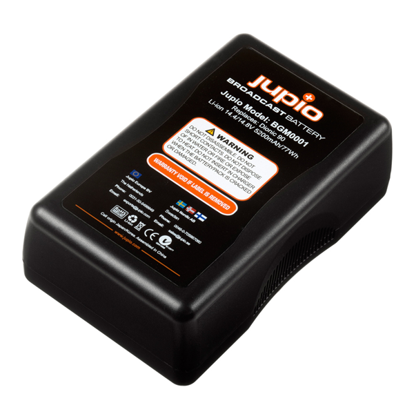 Jupio Batteria Gold Mount 5200m Ah spia LED