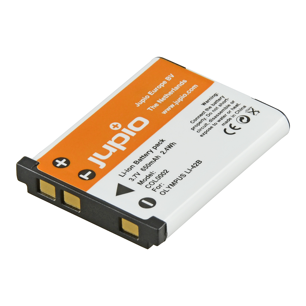Jupio Batteria fotocamera Li-40B/Li-42B/NP45/D-Li63/D-Li108/EN-EL10/NP-80/KLIC-7006 Olympus