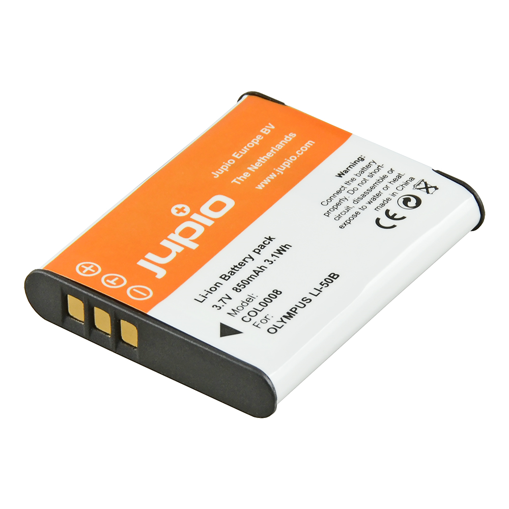 Jupio Batteria fotocamera equivalente a Li-50B/D-Li92/DB-100/NP-150/LB-050/LB-052 Olympus