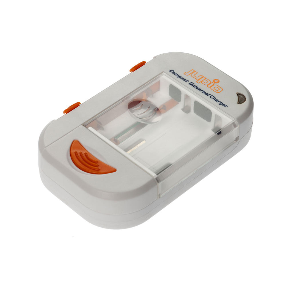 Jupio Caricatore compatto universale Li-ion + AA/AAA + USB