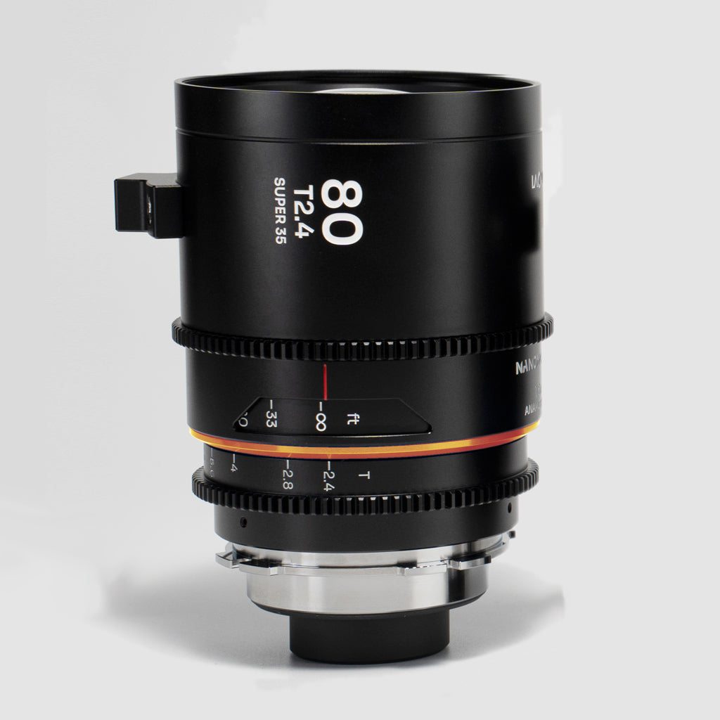 Laowa Venus Optics obiettivo 80mm t/2.4 1.5X S35 NanoMorph Ambra Arri PL (Default) + EF Cine