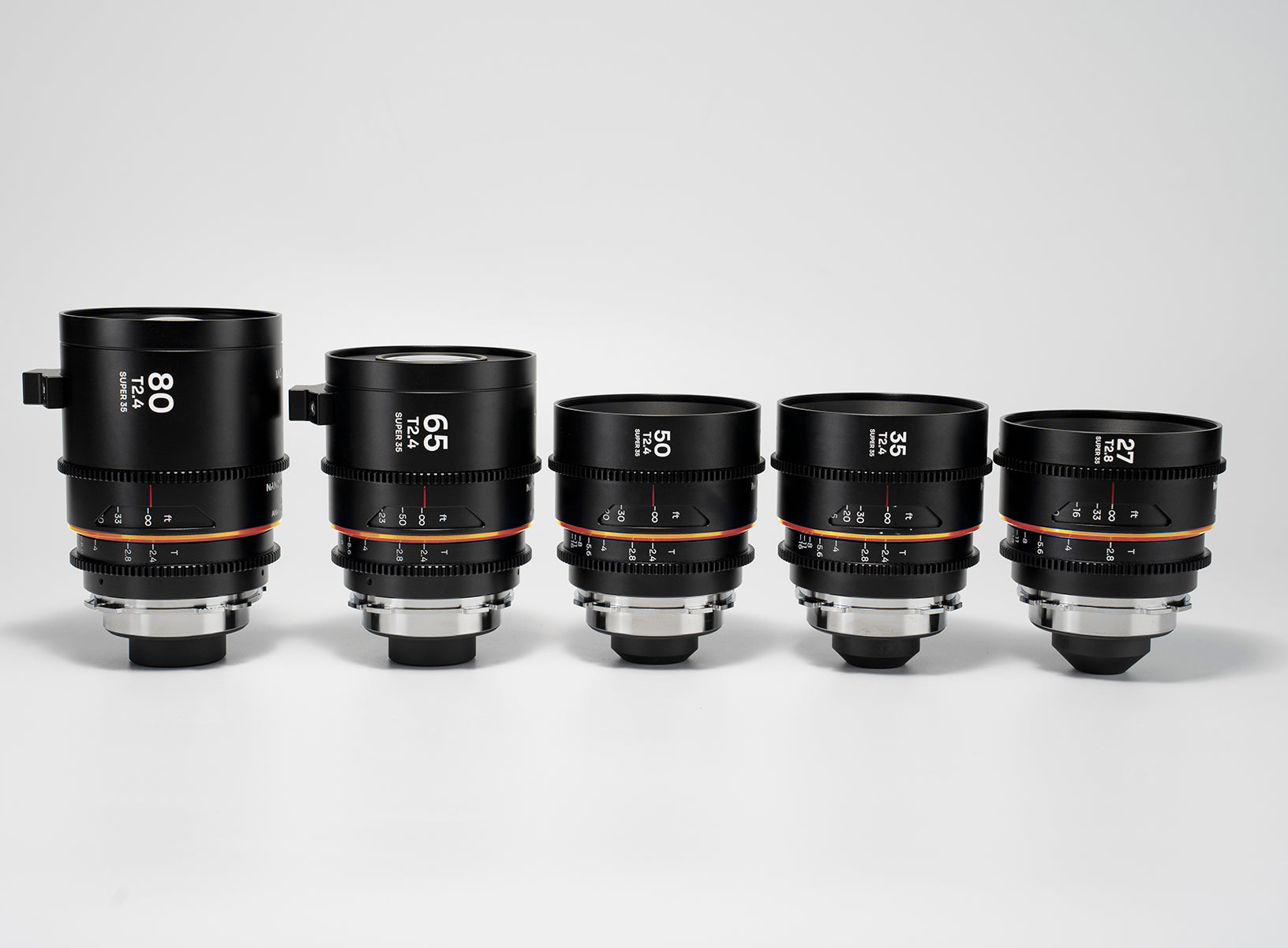 Laowa Venus Optics S35 Prime Kit NanoMorph (27mm-35mm-50mm-65mm-80mm) Ambra Arri PL (Default) + EF Cine