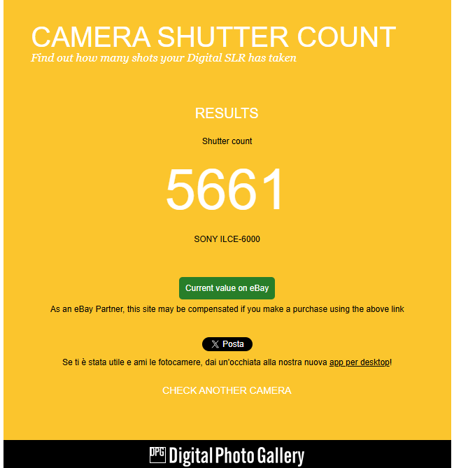 Sony A6000 + 16-50mm f/3.5-5.6 - usata ottime condizioni