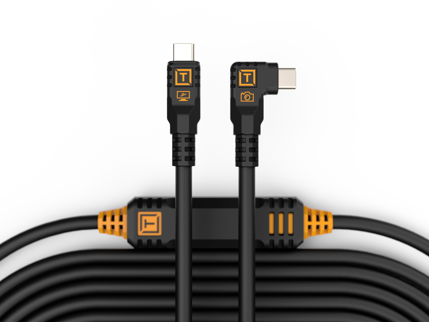 Tether Tools Pro cavo da USB-C a USB-C 9.4m angolare destro - nero