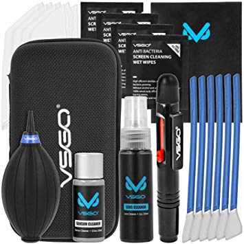 VSGO Kit portatile pulizia lenti e sensore