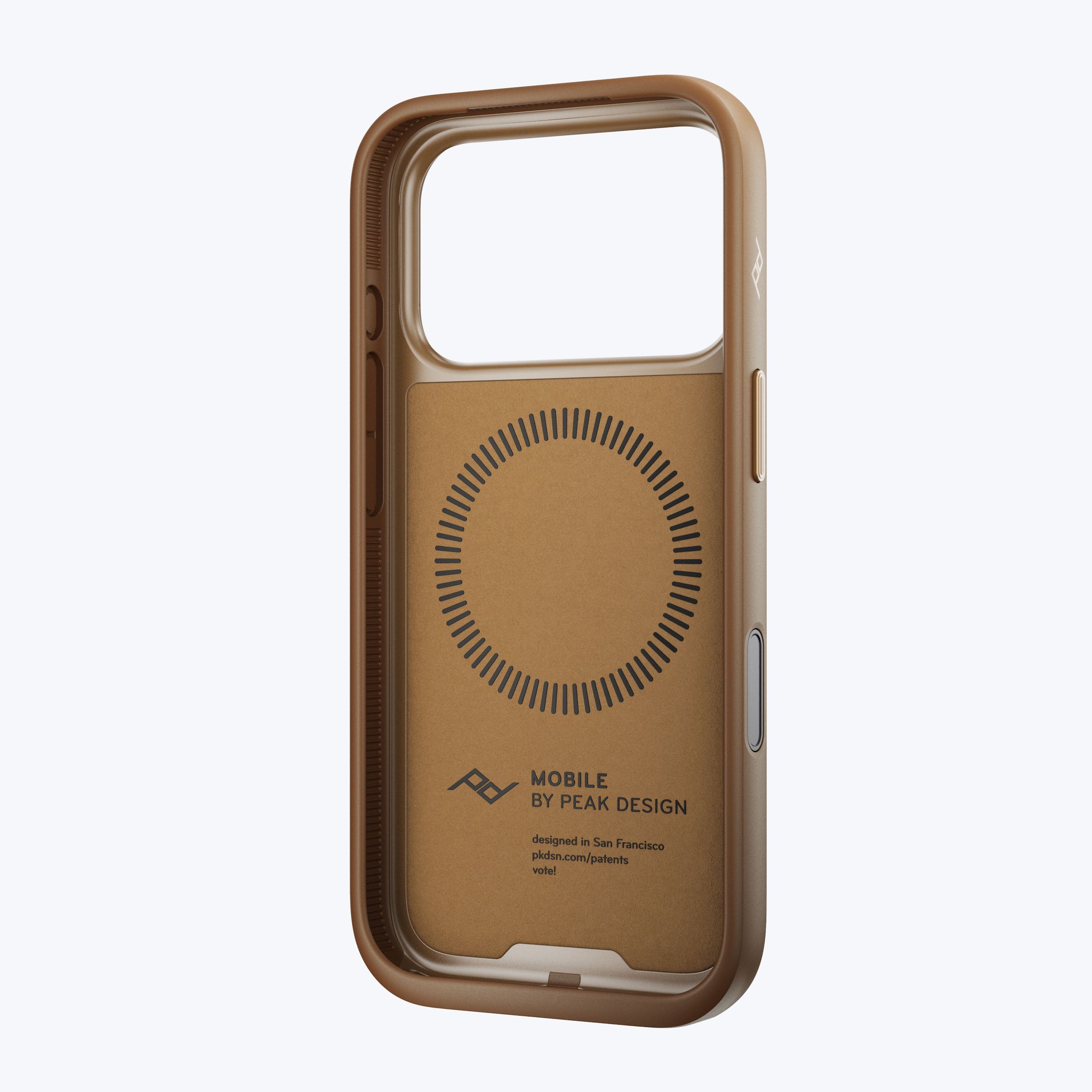 Mobile Everyday Clarino Case iPhone 17 Pro Tan