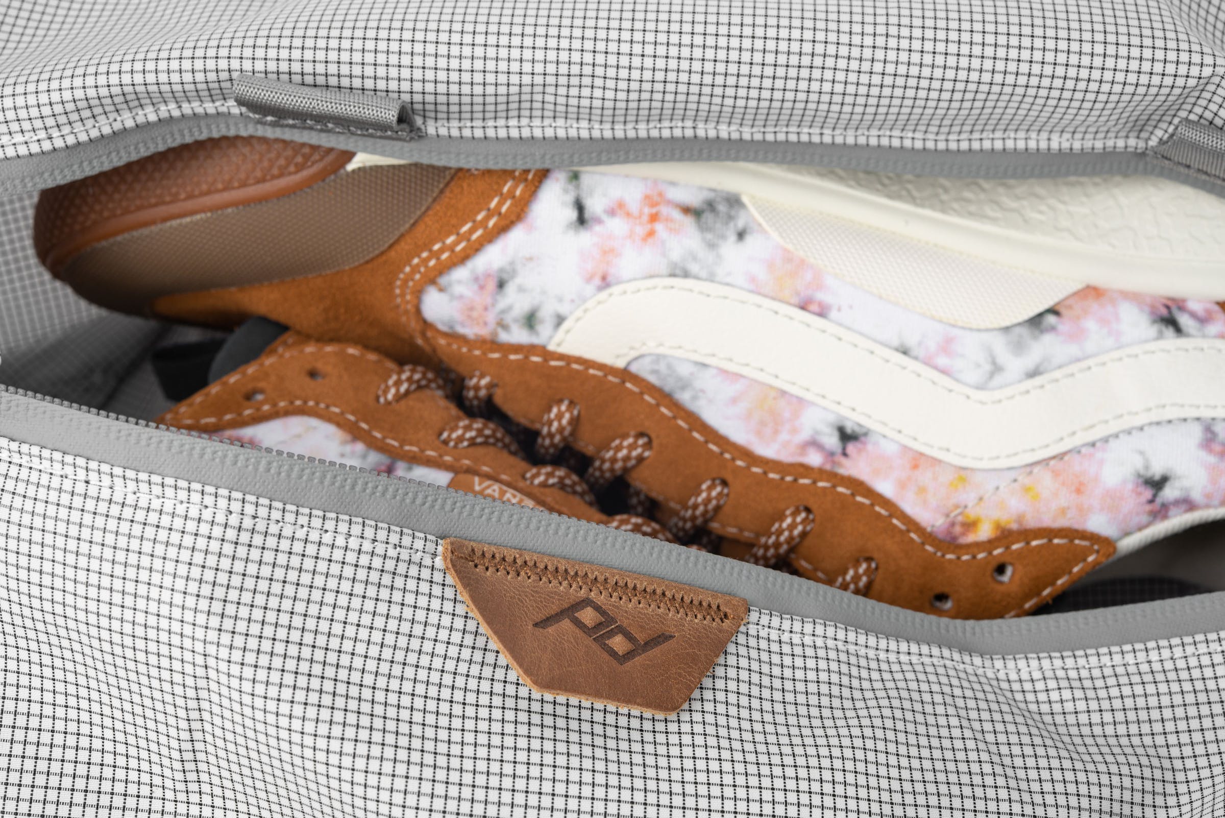 Shoe Pouch - custodia per scarpe Bainco Raw Quadrettato