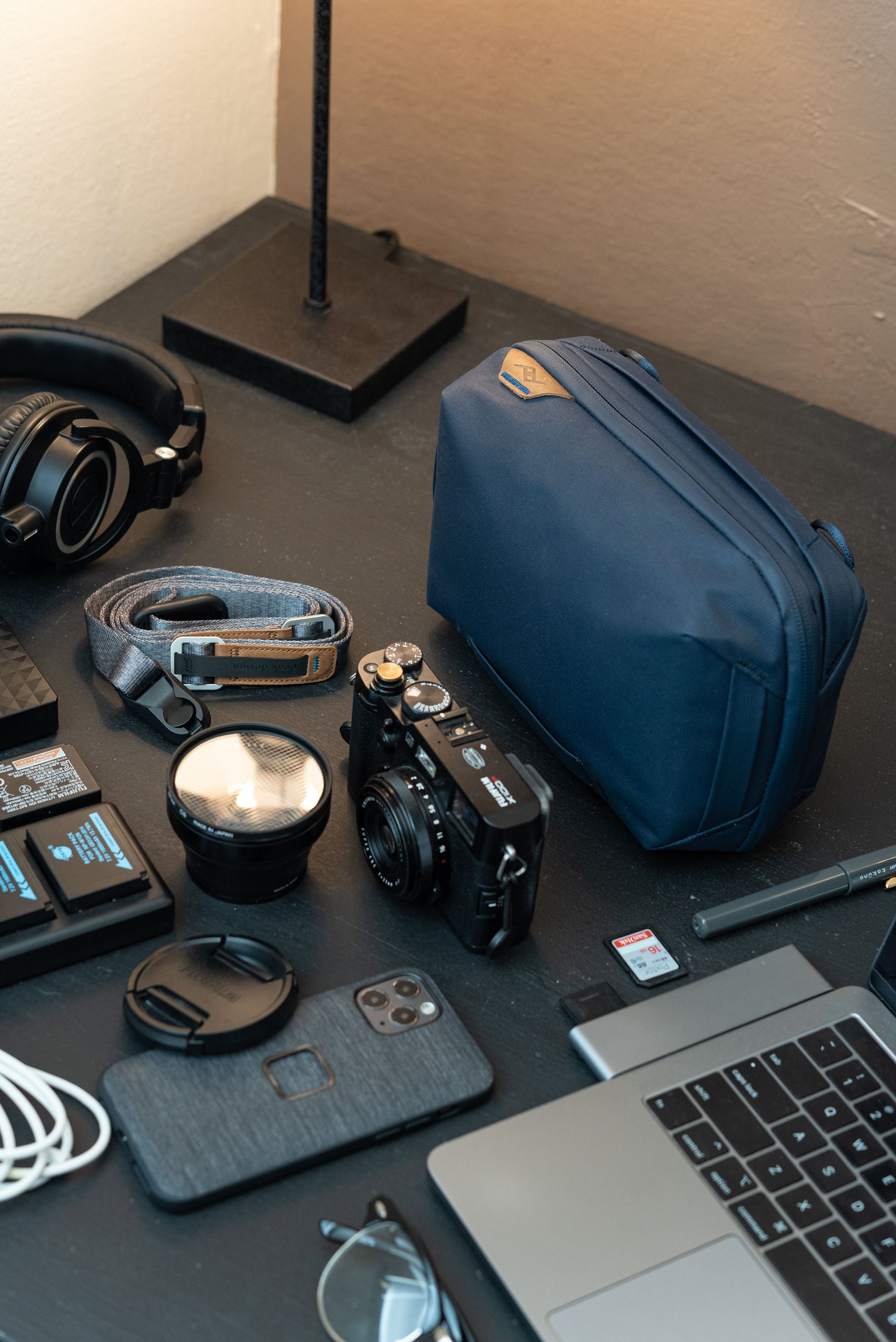 Tech Pouch Midnight - Blu Notte