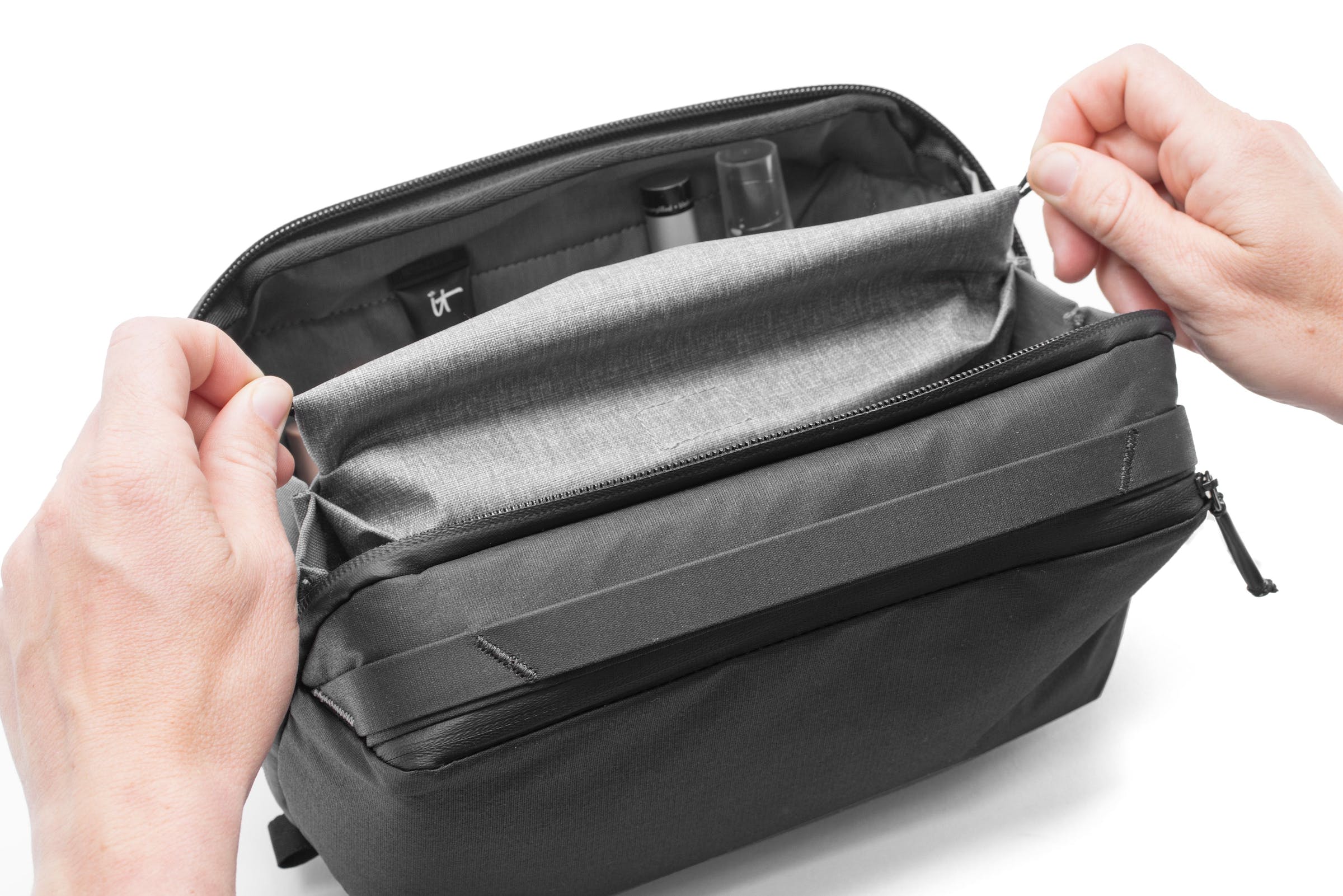 Wash Pouch Black. - Nero