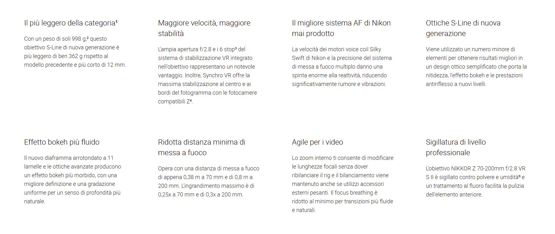 NIKKOR Z 70-200mm f/2.8 VR S II