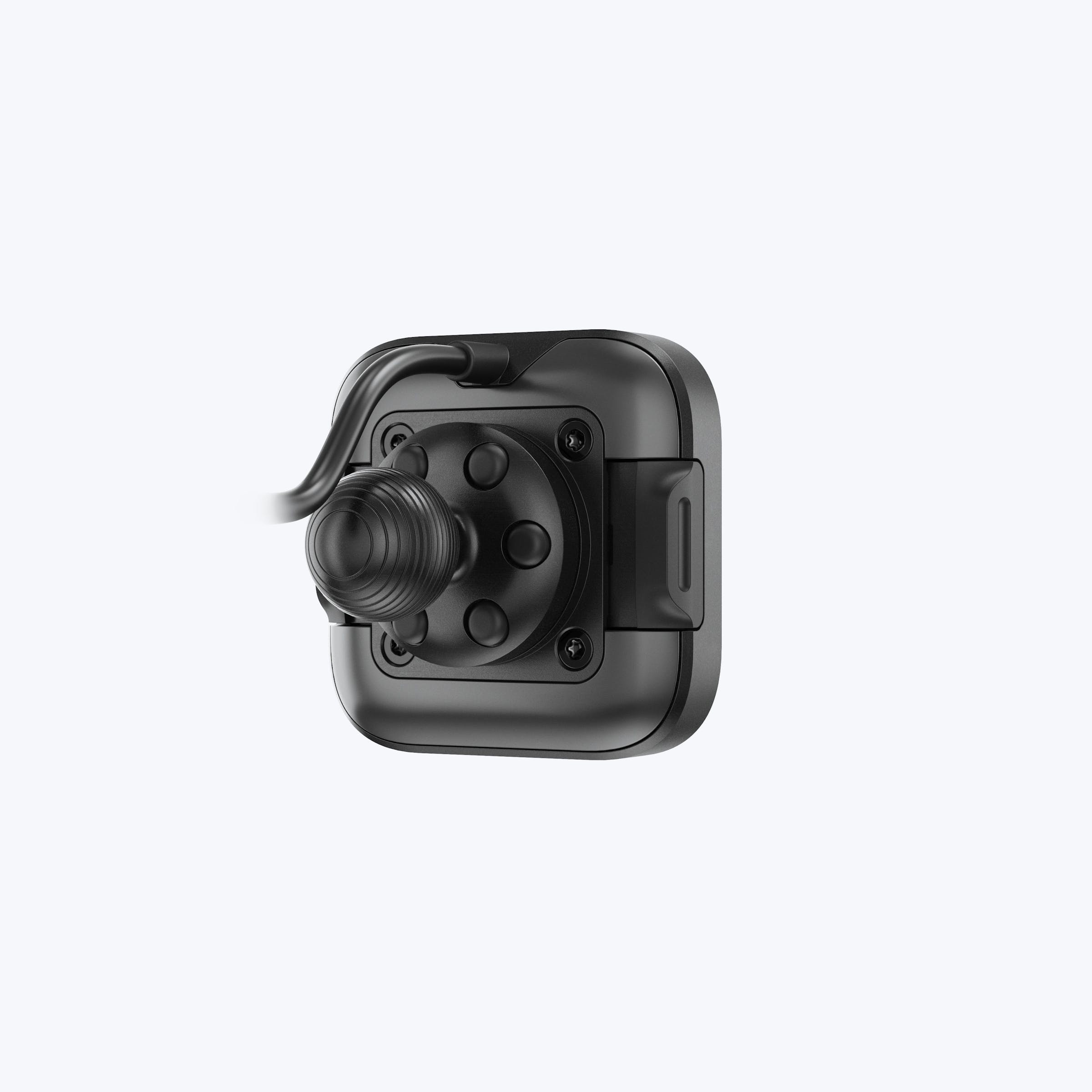 Mobile Motorcycle Mount 20mm Ball Adapter: Locking & Charging Black