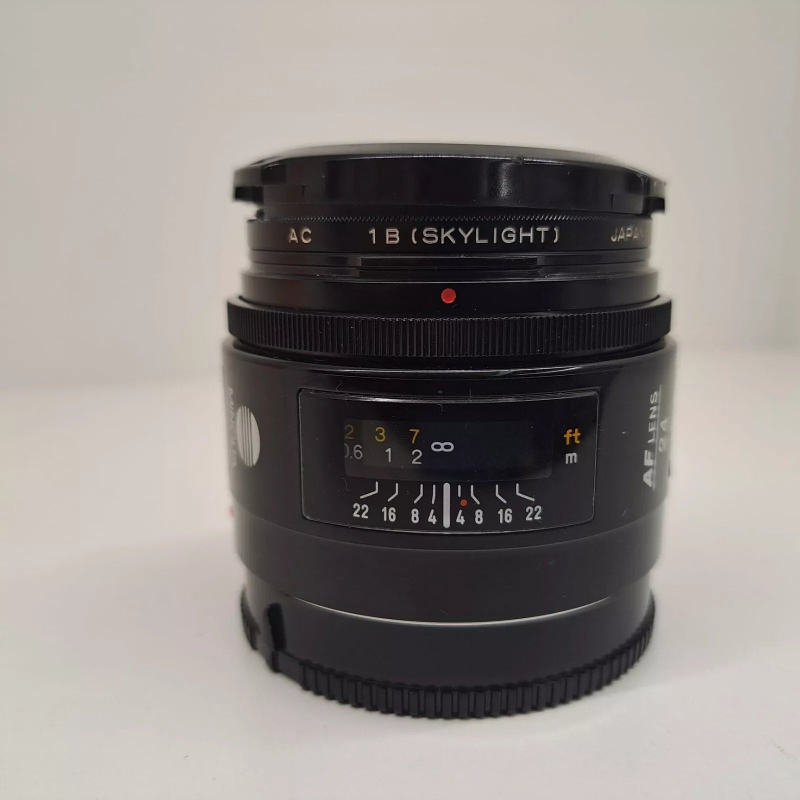Minolta AF 24mm f/2.8 Wide Angle Lens For Sony/Minolta A Mount+ skylight