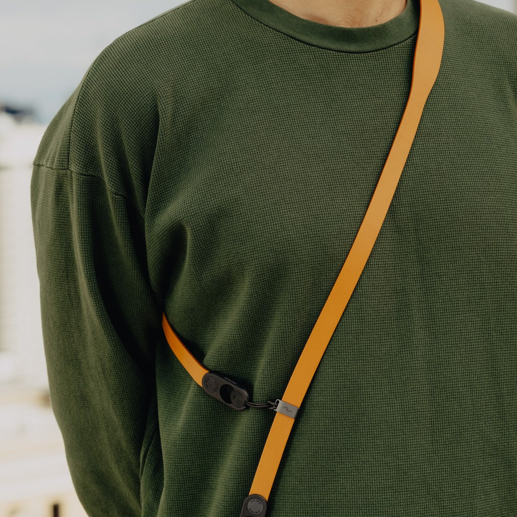 Form - Leather Pelle Camera Strap Long - Amber