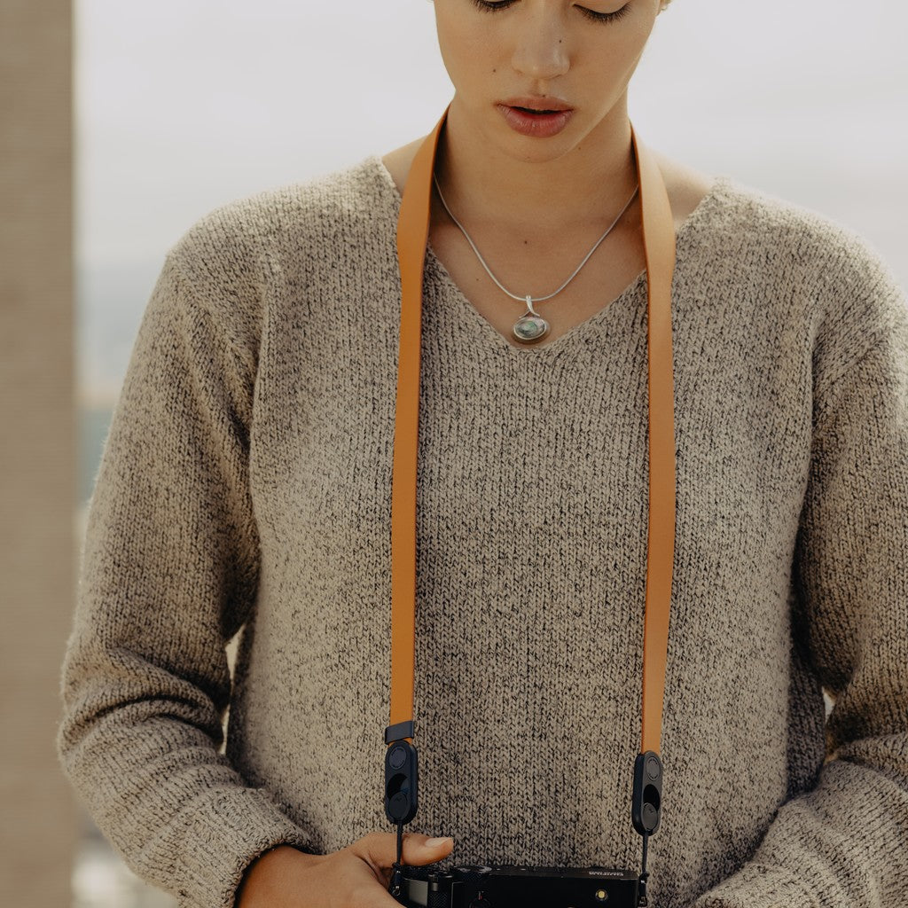 Form - Leather Pelle Camera Strap Standard - Amber