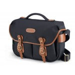 Billingham Borsa Hadley Pro FibreNyte Nero/Bordi Cuoio marrone chiaro