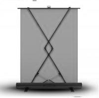 Trux Design Fondale Autoportante di stoffa 2x1.80m Grigio