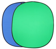 Trux Design Fondale di stoffa 1.80x2.10m Green Blu collassabile con borsa