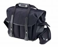 Billingham Borsa 207 FibreNyte Nero/Bordi Cuoio nero + finiture nichel
