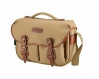 Billingham Borsa Hadley Pro Tela Khaki/Bordi Cuoio marrone chiaro + finiture ottone