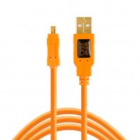 Tether Tools cavo USB 2.0 A/Mini-B 8 pin 460cm arancio