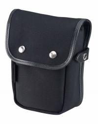 Billingham Tasca Delta Tela Nero/Bordi Cuoio nero + finiture nichel