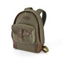 Billingham Zaino Rucksack 35 FibreNyte Verde Salvia/Bordi Cuoio cioccolato