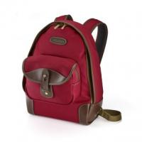 Billingham Zaino Rucksack 35 Tela Burgundy/Bordi Cuoio cioccolato