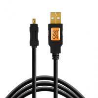 Tether Tools cavo USB A/Mini-B 8 pin 30cm nero